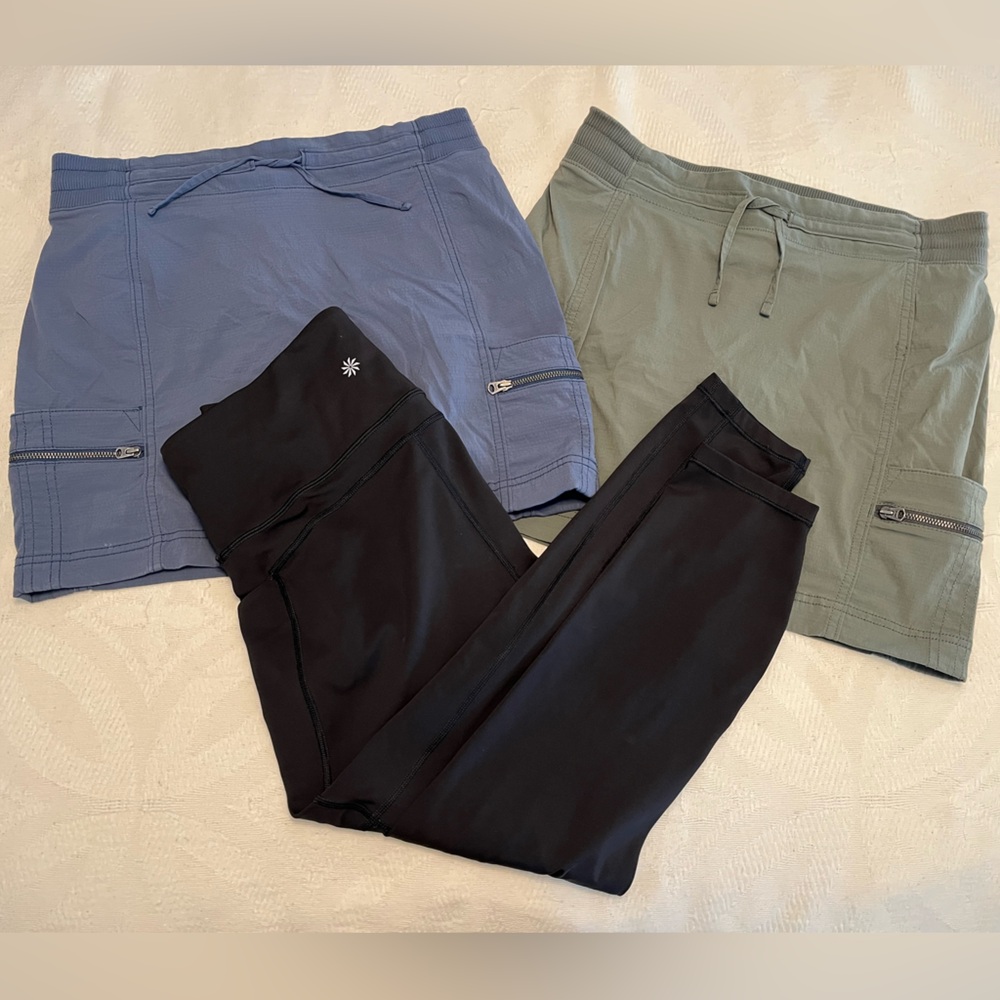 Athleta Women's Athletic Bundle - Skorts/Leggings